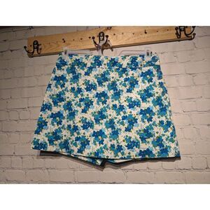 Coldwater creek floral skort size 8